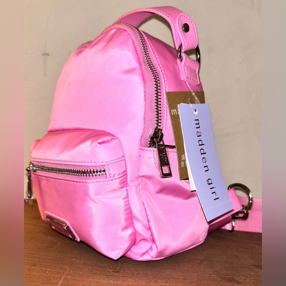 MADDEN GIRL AMILA LT. PINK MINI BACKPACK. BRAND NEW WITH TAGS. - Picture 6 of 8